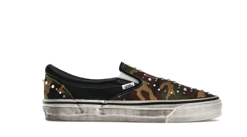 Vans LX Classic Slip-On 98 Pearlized Pack Camo Black • Brand New [6313]