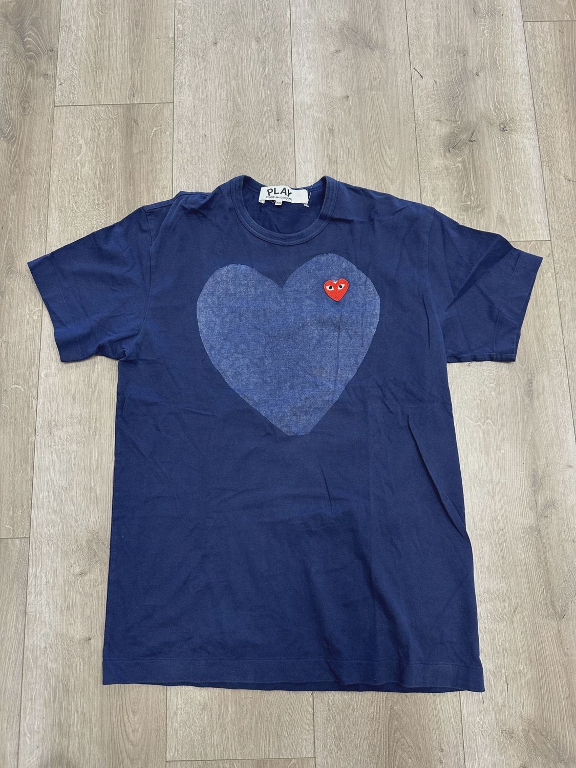 CDG Navy Blue Tee • Pre-Owned [7759]