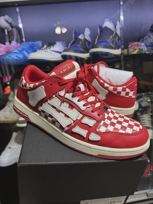 Amiri Red Skeleton Sneaker • Pre-Owned [9215]