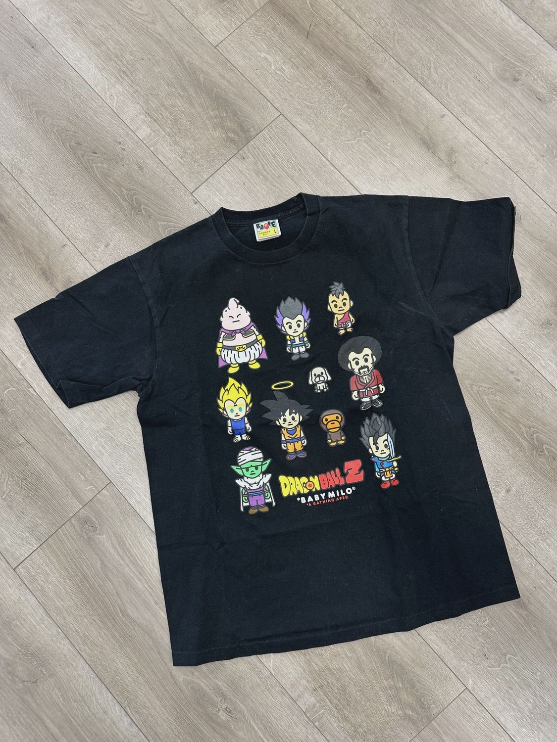 SS22 BAPE x Dragon Ball Z Baby Milo Tee Black • Pre-Owned [4072]