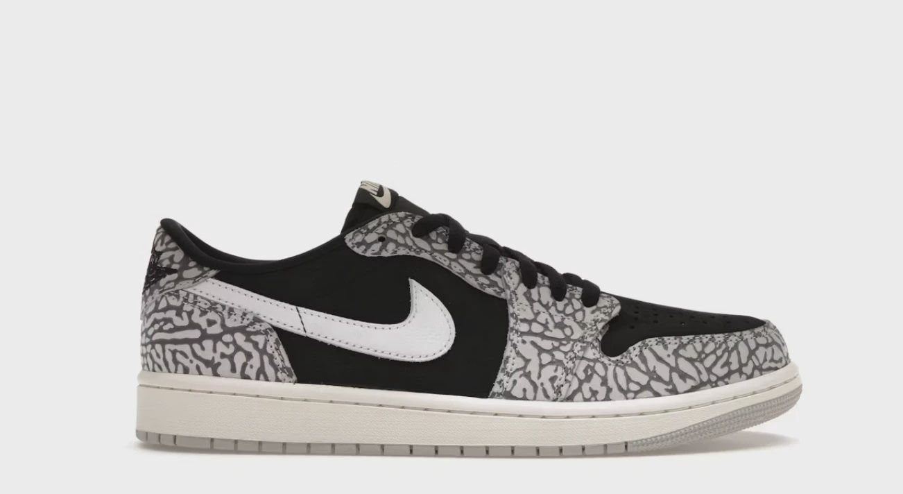 Air Jordan 1 Retro Low Original Black Cement • Brand New [8983]