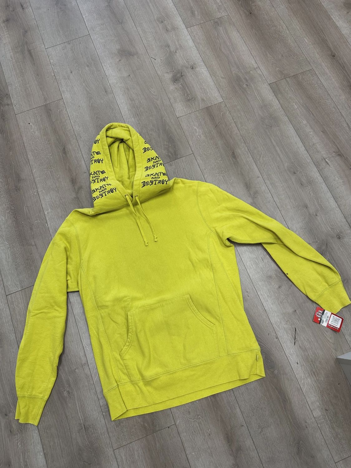 Supreme Thrasher Boyfriend Hooded Sweatshirt Pea Green • Pre-Owned [9244]