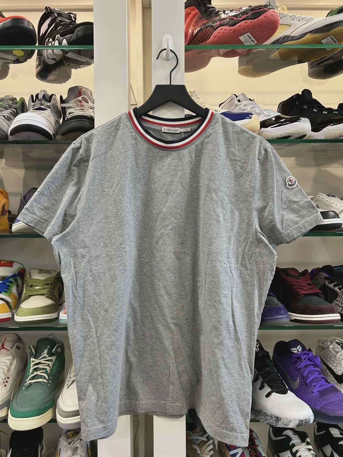 Moncler Gray Tee • Brand New [8880]