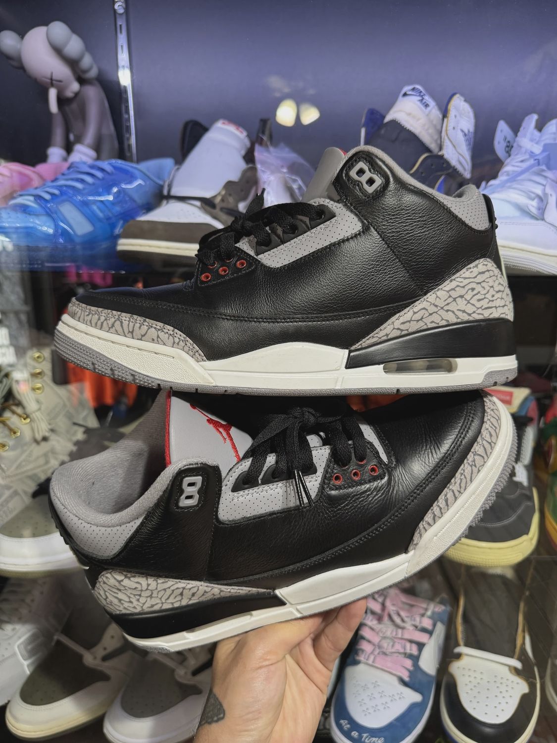 Air Jordan 3 Retro Original Black Cement (2024) • Pre-Owned [8919], Product Condition: Pre-Owned, Shoe Size: US M 11
