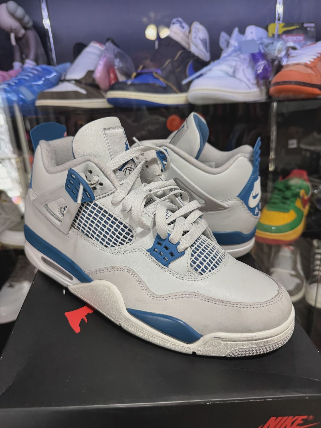 Jordan 4 Retro Military Blue (2024) • Pre-Owned [5757], Product Condition: Pre-Owned, Shoe Size: US M 11