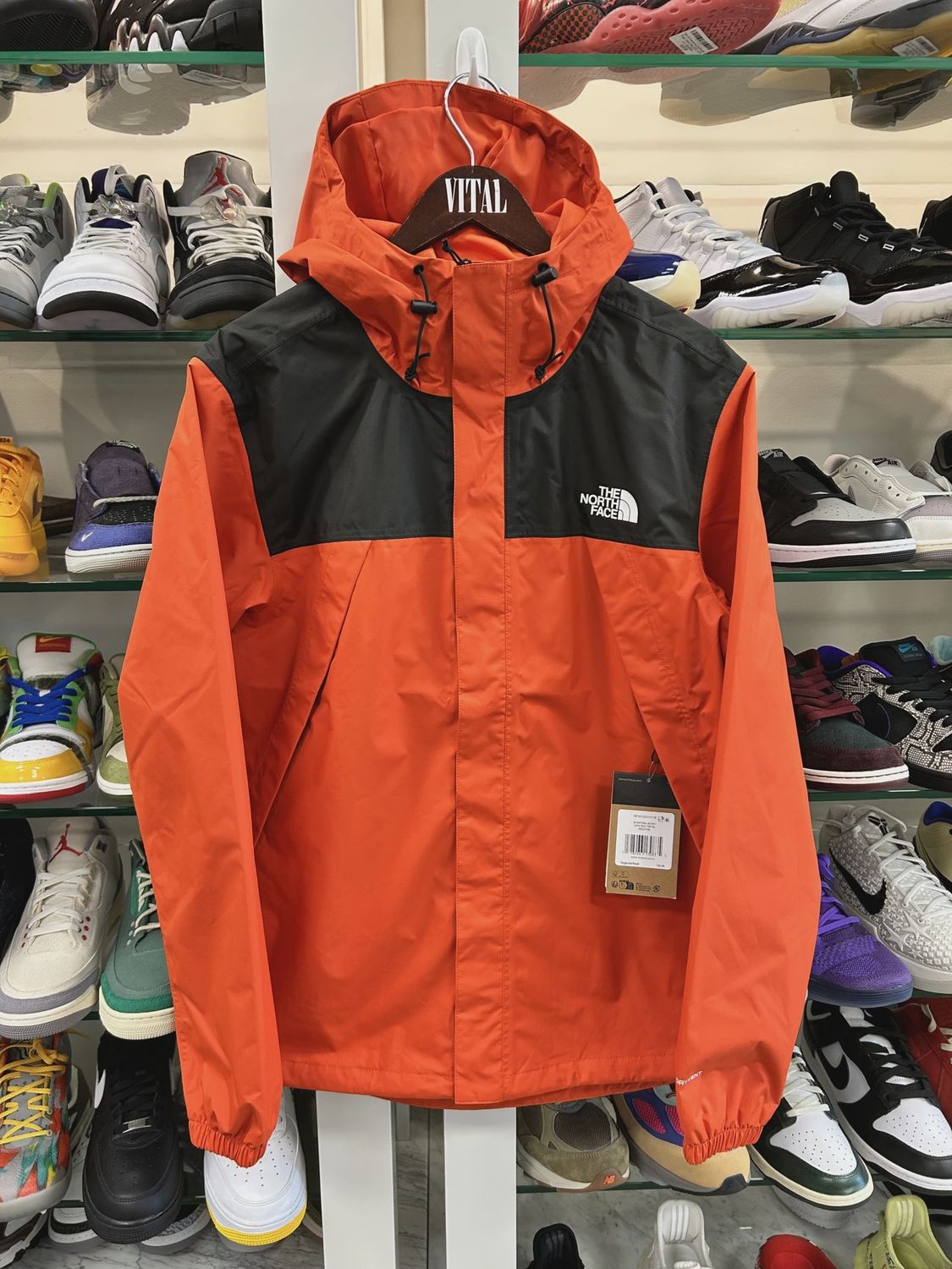 The North face Antora Jacket Lava Red  • Brand New [7849]