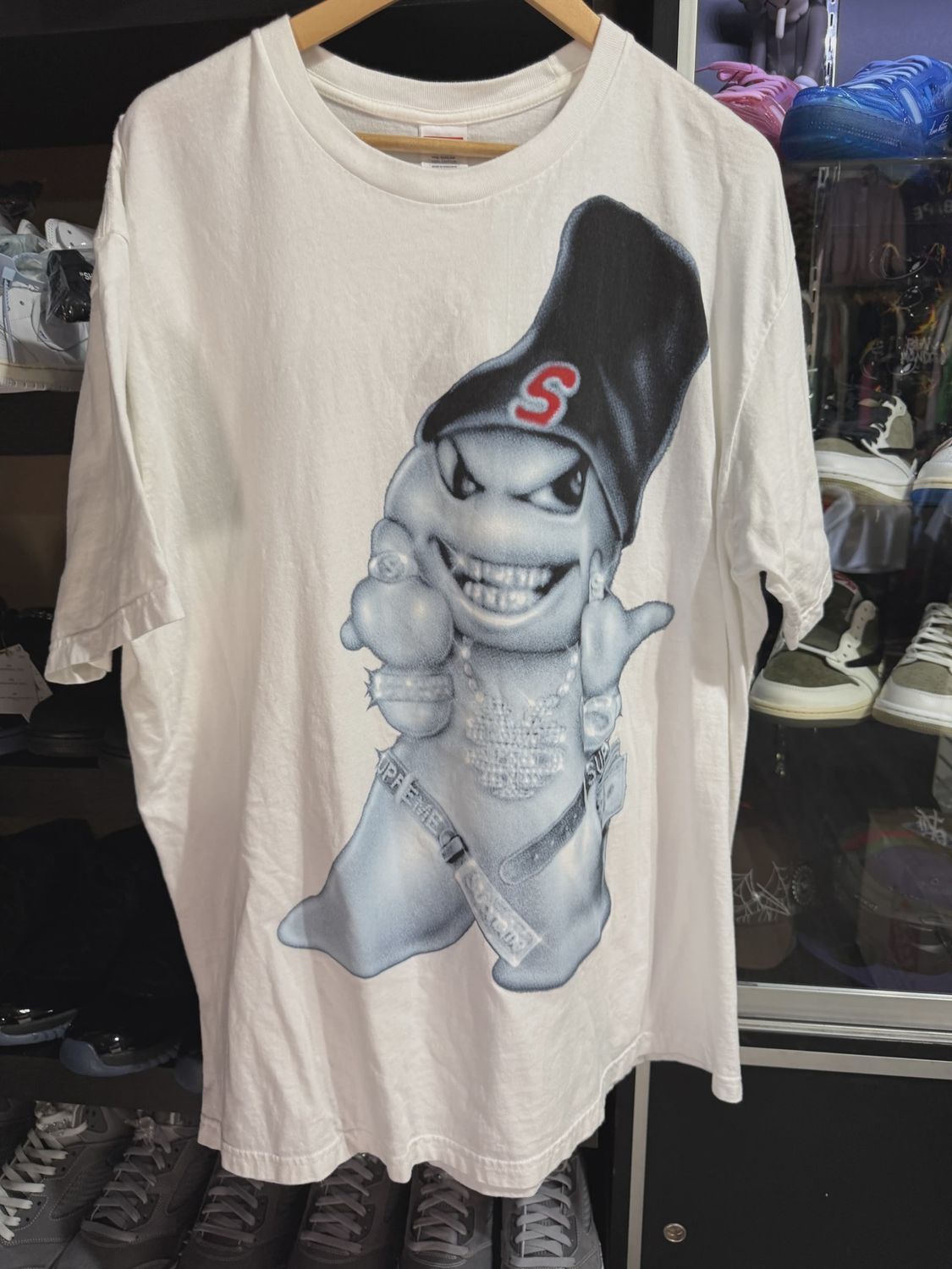 Supreme Snowman Tee White • Pre-Owned [5059]
