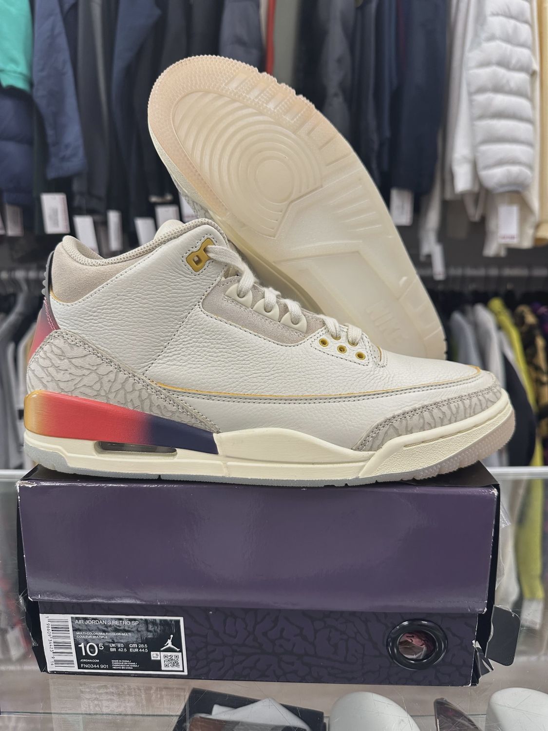 Air Jordan 3 Retro SP J Balvin Medellín Sunset • Pre-Owned [8309]