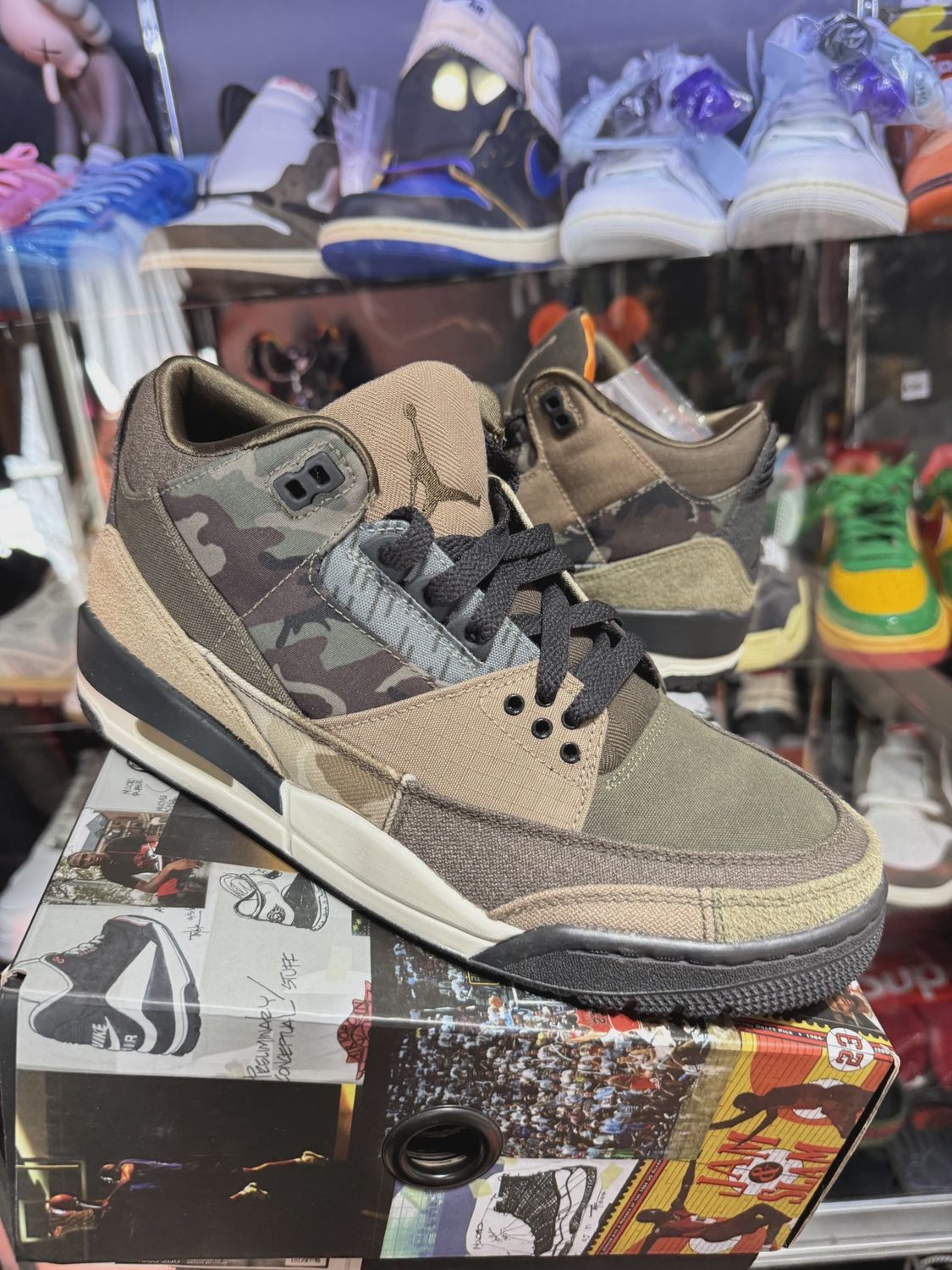 Air Jordan 3 Retro Patchwork Camo • Pre-Owned [3722]