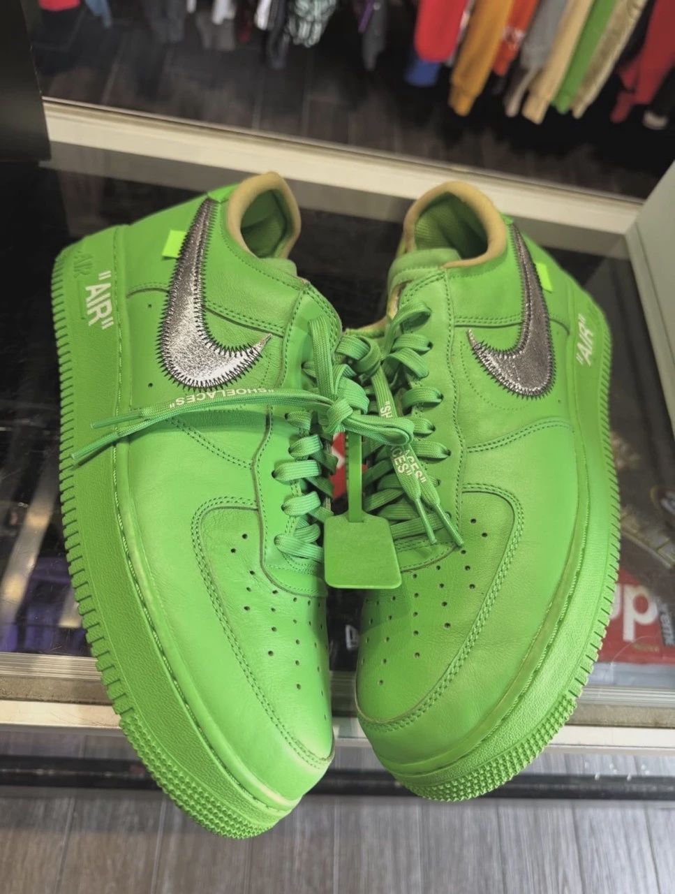 Nike Air Force 1 Low Off-White Brooklyn No Box • Pre-Owned [5667]