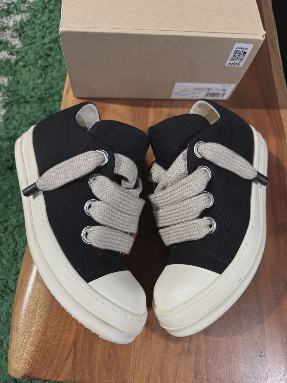 Rick Owen’s DRKSHDW Jumbo Lace Low • Pre-Owned [4930]