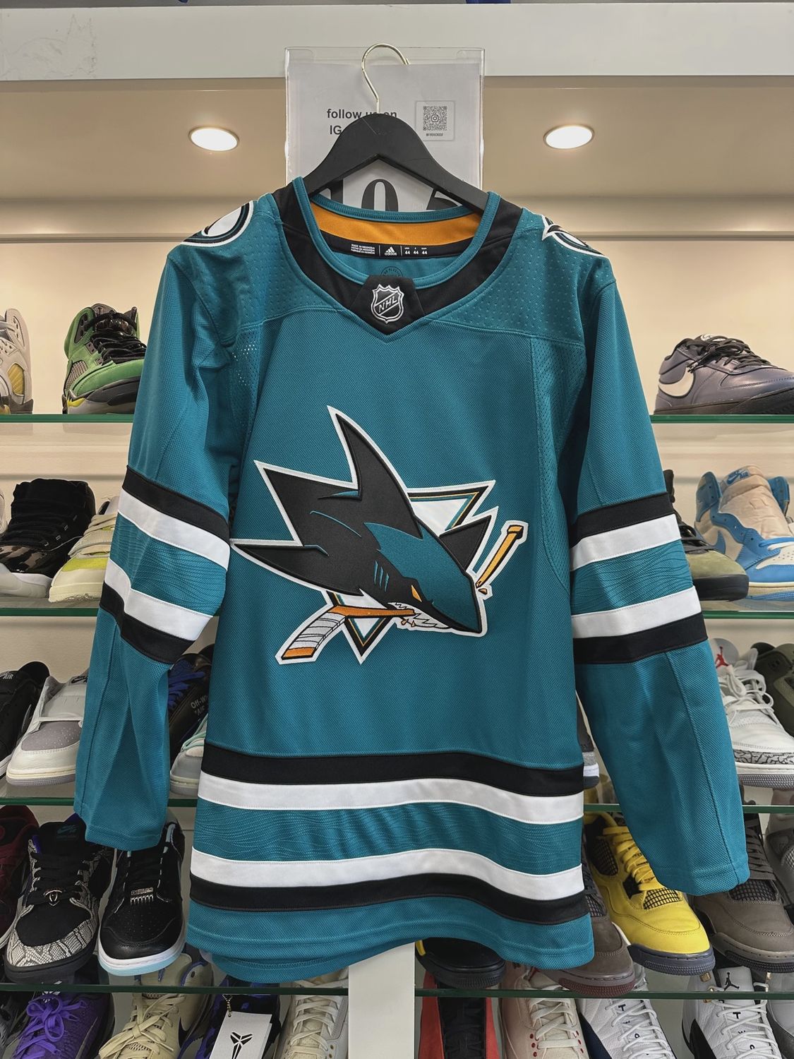 San Jose Sharks Home Authentic Jersey • Brand New [1131]
