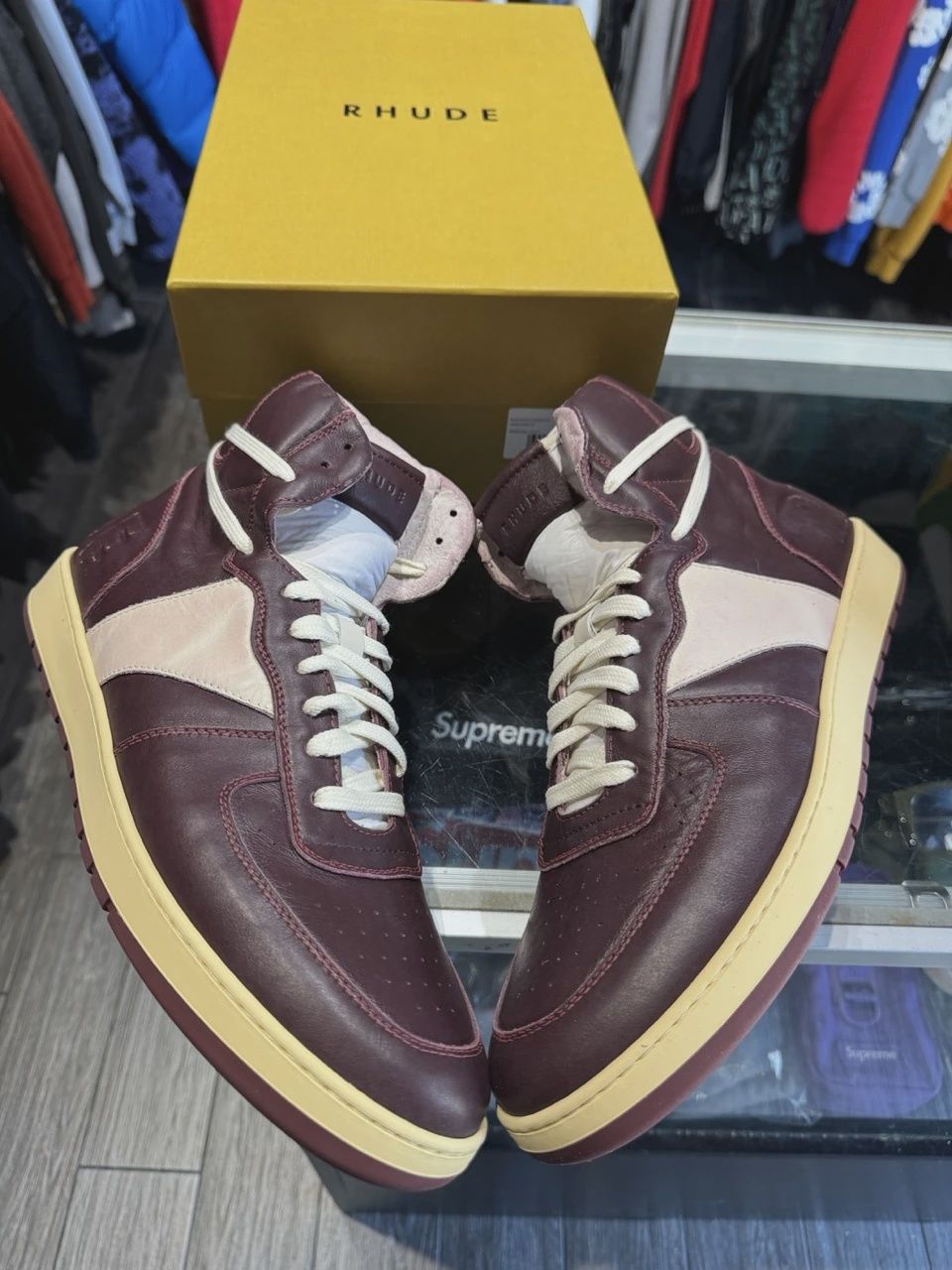 Rhude High Sneaker • Brand New [7086], Product Condition: Brand New, Shoe Size: US M 12
