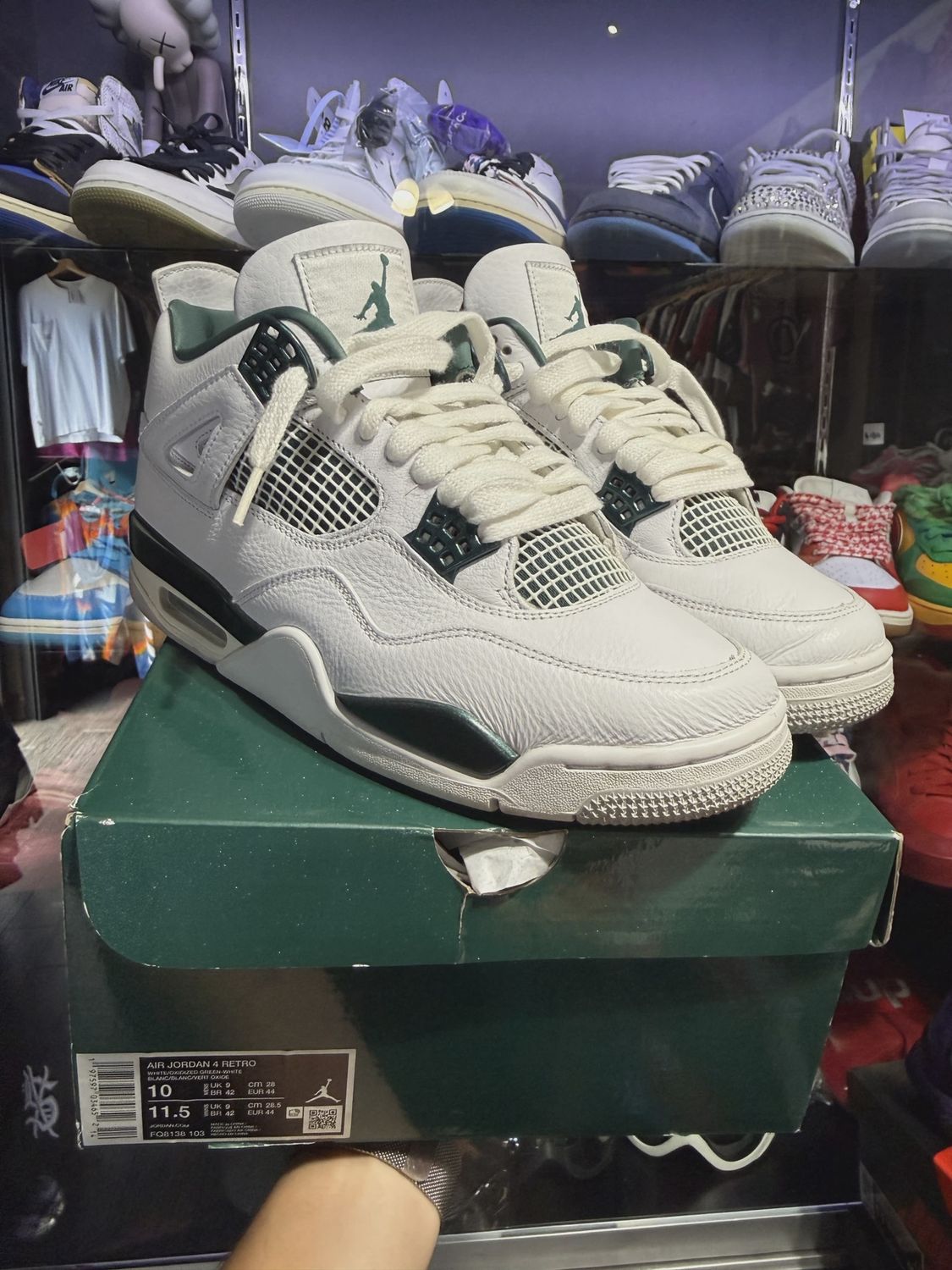 Air Jordan 4 Retro Oxidized Green • Pre-Owned [9044]