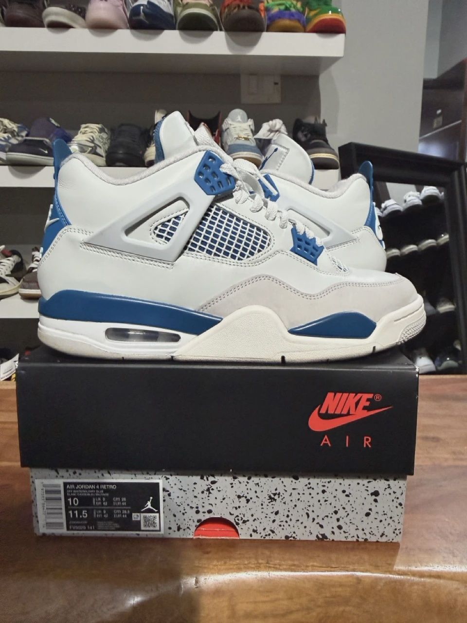 Air Jordan 4 Retro Military Blue (2024) • Pre-Owned [0013]