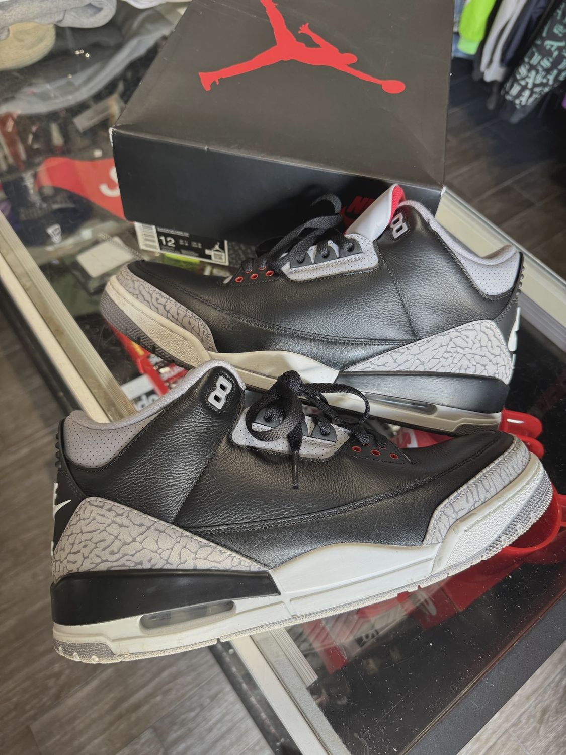 Air Jordan 3 Retro Original Black Cement (2024) • Pre-Owned [4506]