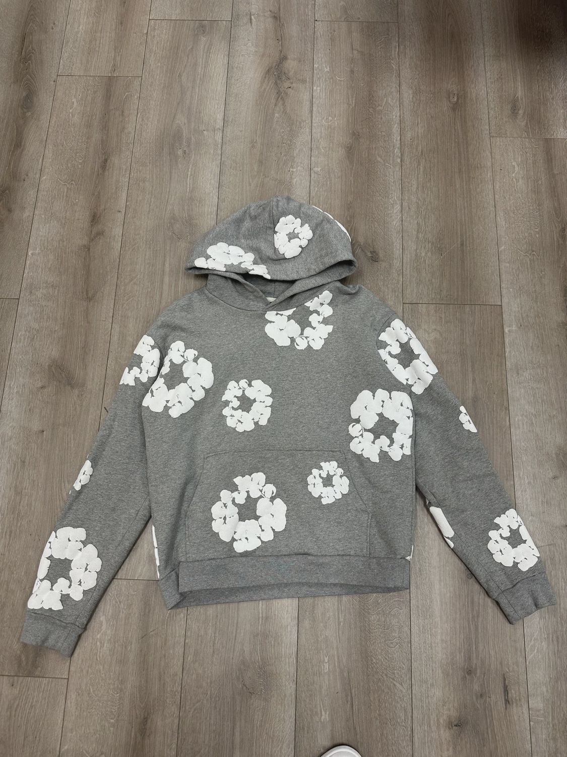 Denim Tears Grey Hoodie • Pre-Owned [7553]