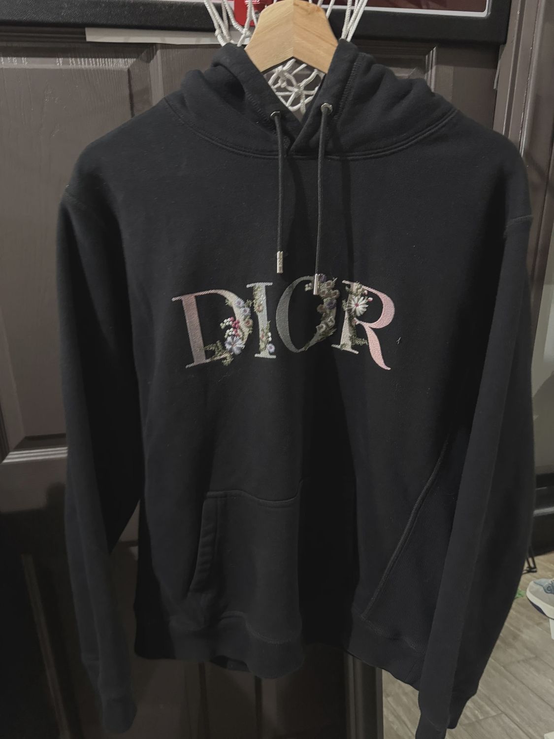 Dior Floral Hoodie sz L • Pre-Owned [7315]