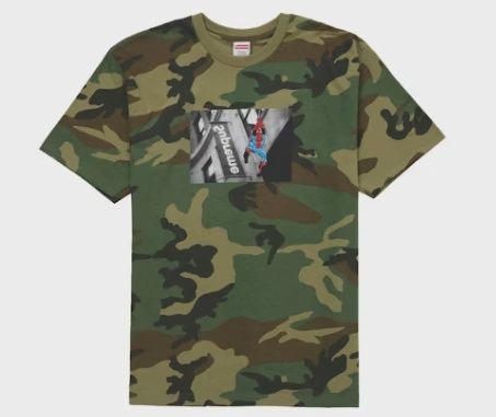 Supreme Spider-Man Tee Woodland Camo • Brand New [7041]