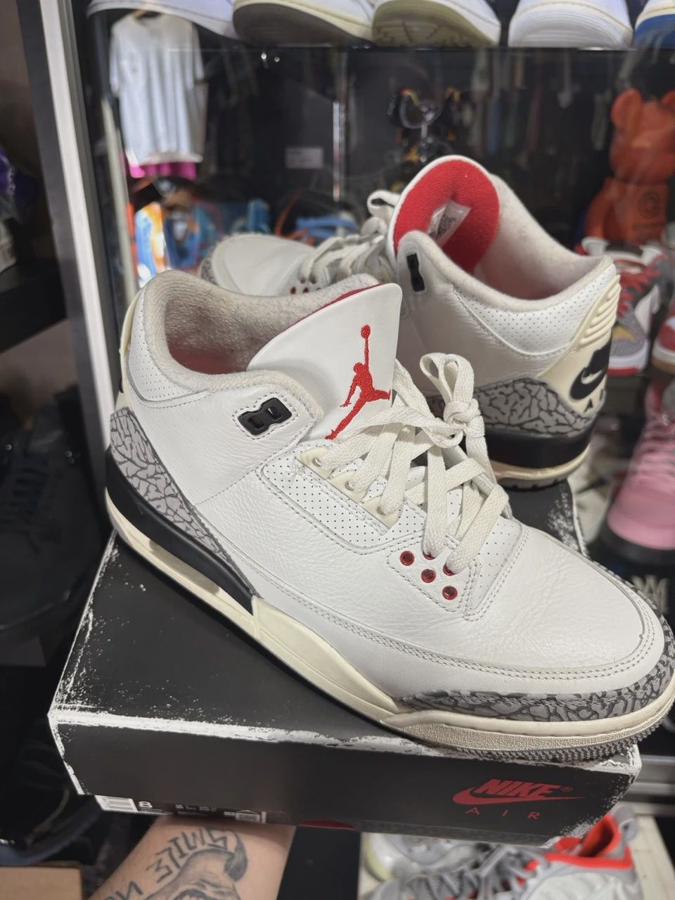 Air Jordan 3 Retro White Cement Reimagined  • Pre-Owned [0494]