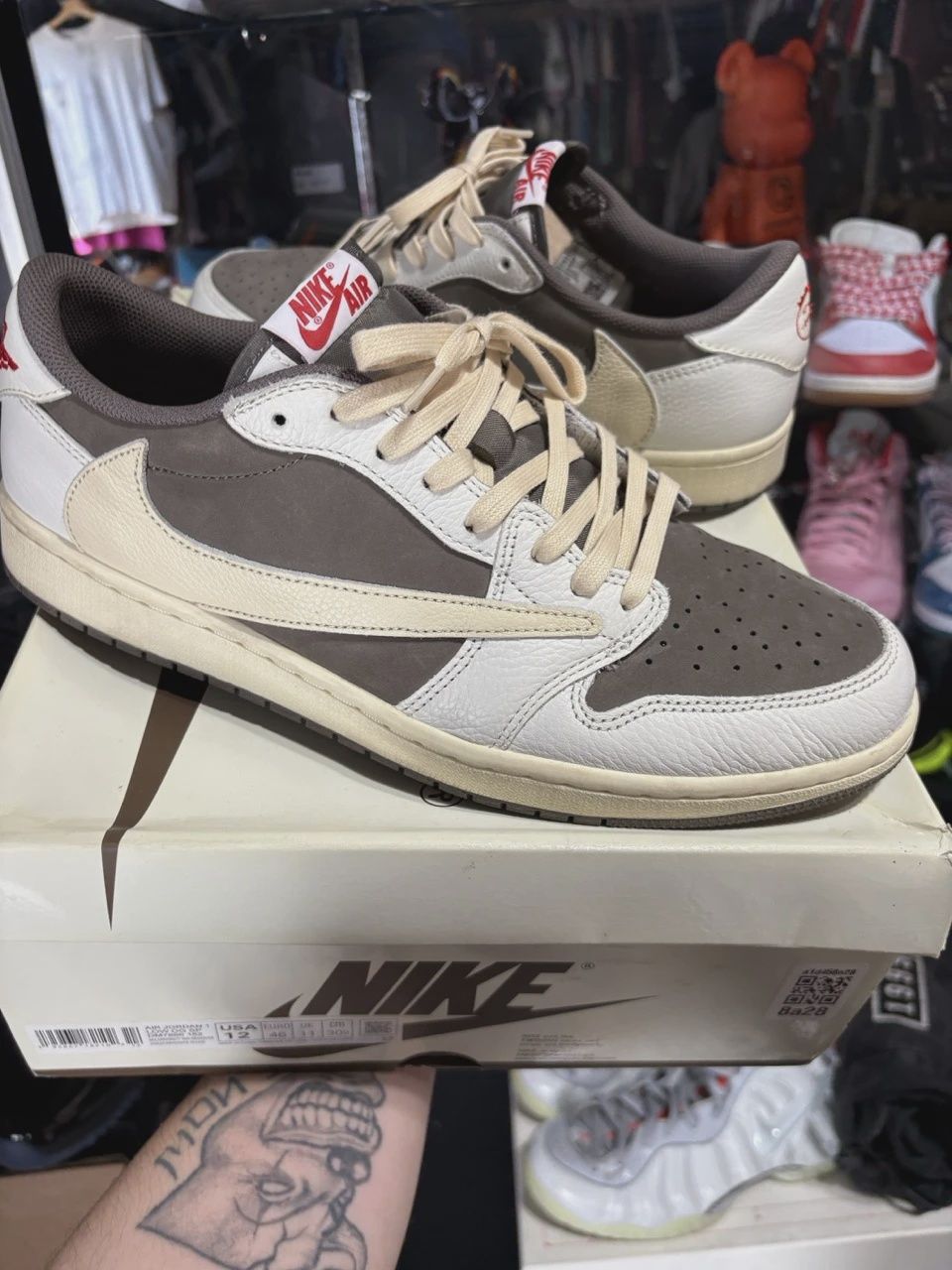 Air Jordan 1 Retro Low Original SP Travis Scott Reverse Mocha • Pre-Owned [0477]