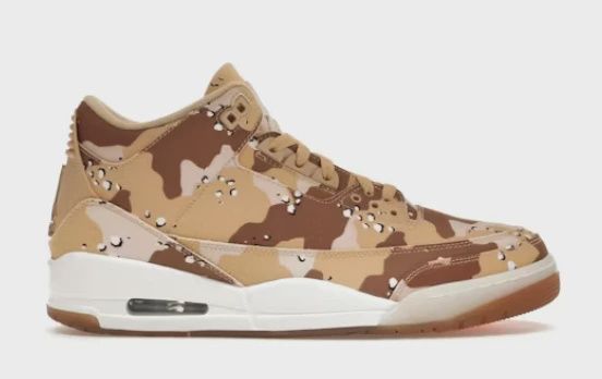 Jordan 3 Retro WNBA Desert Camo no box (Women's) • Brand New [9870]
