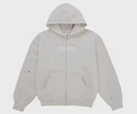 Supreme margiela white box logo hoodie • Brand New [2414]