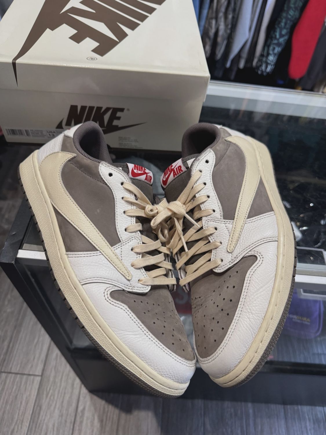 Air Jordan 1 Retro Low Original SP Travis Scott Reverse Mocha • Pre-Owned [2942]