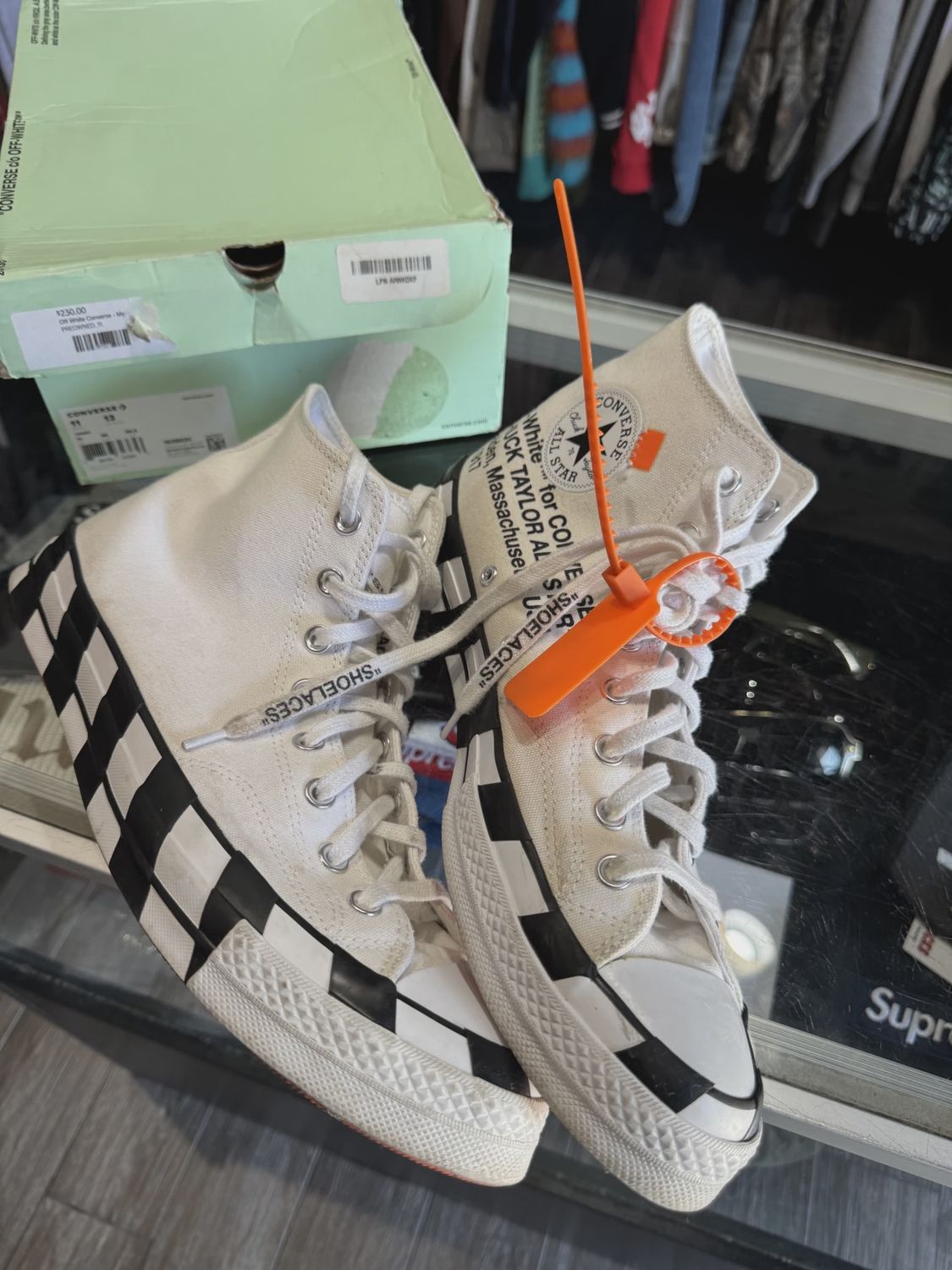 Converse Chuck Taylor All Star All Star 70 Hi Off-White • Pre-Owned [0934]