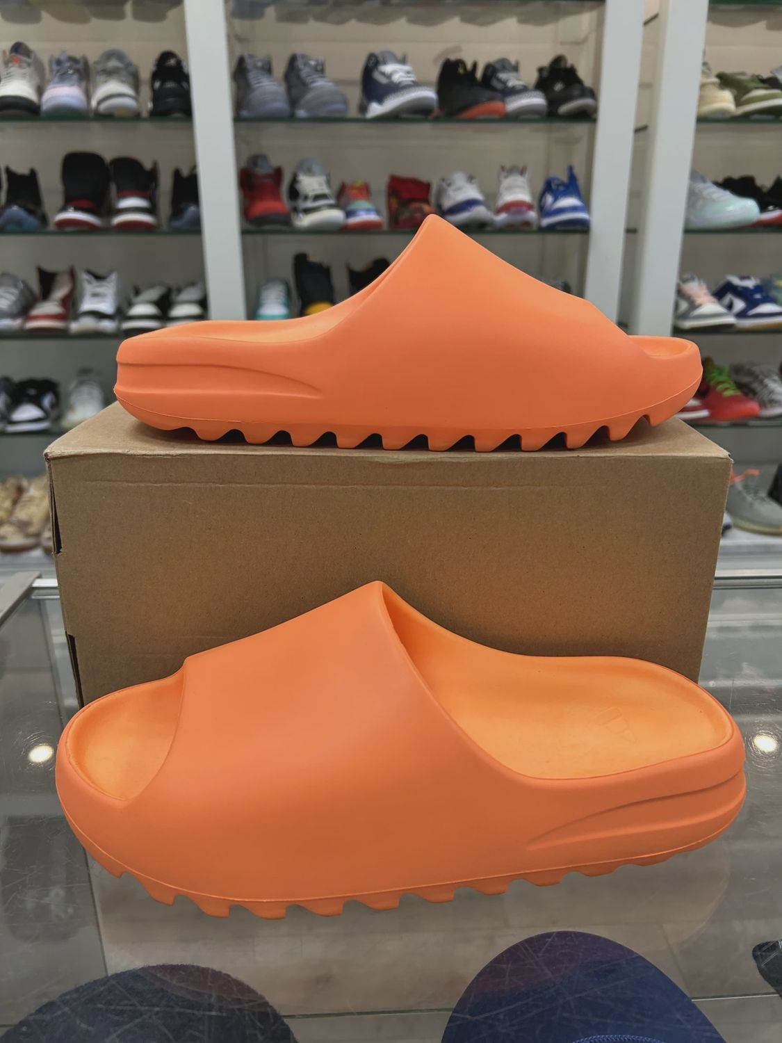 adidas Yeezy Slide Enflame Orange • Pre-Owned [3071]