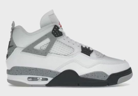 Air Jordan 4 Retro White Cement (2025) • Brand New [5461]