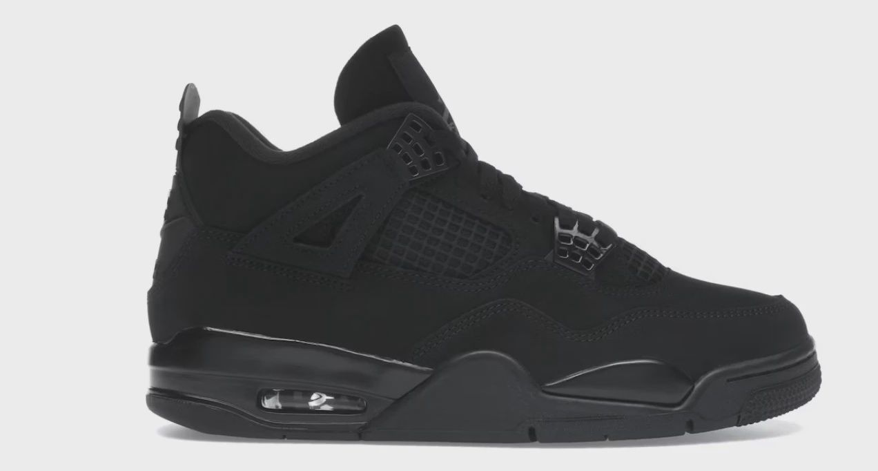 Air Jordan 4 Retro Black Cat (2025) B Grade No Box   • Brand New [3293]