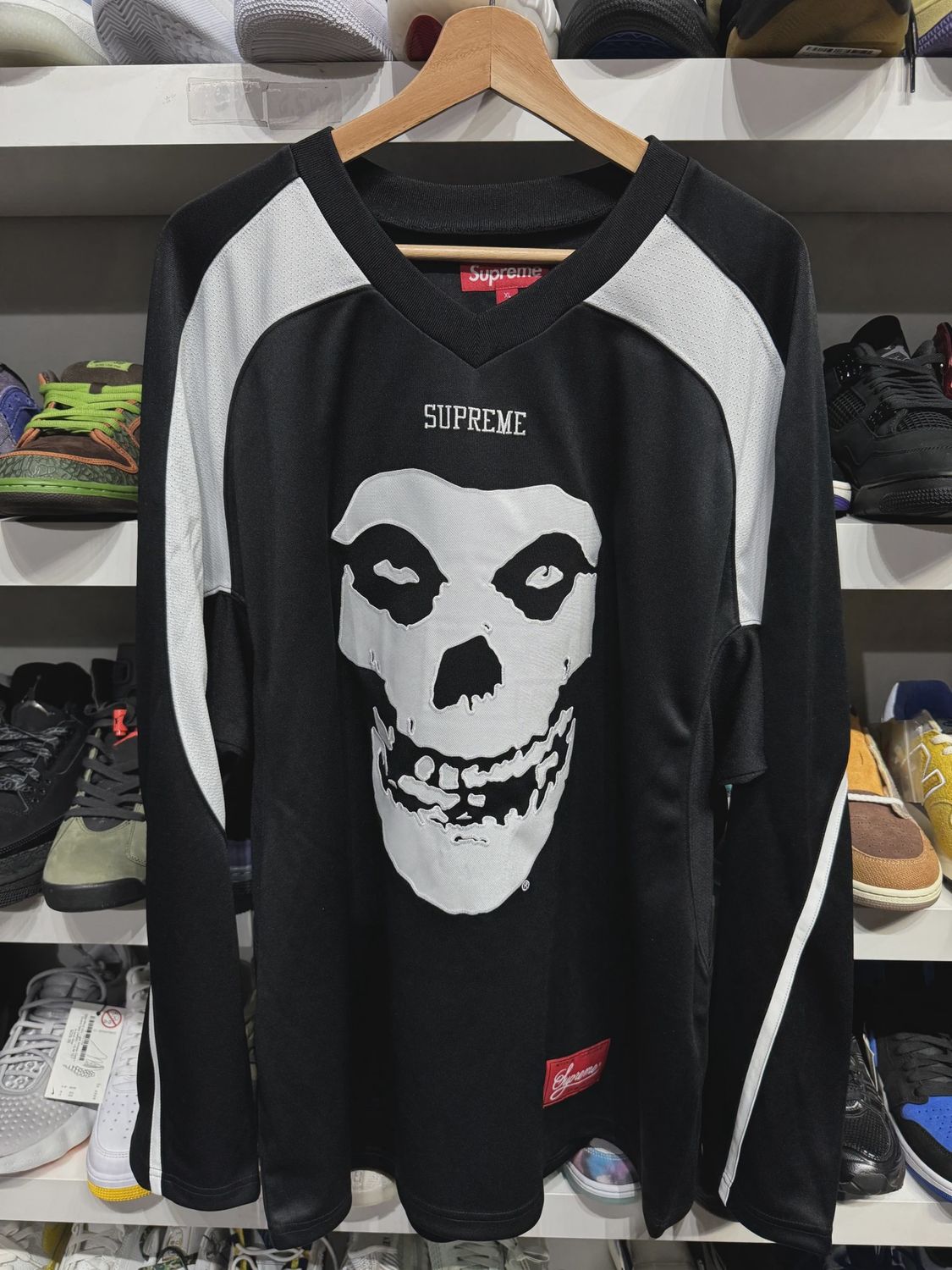 Supreme The Misfits Hockey Jersey Black • Brand New [1002]