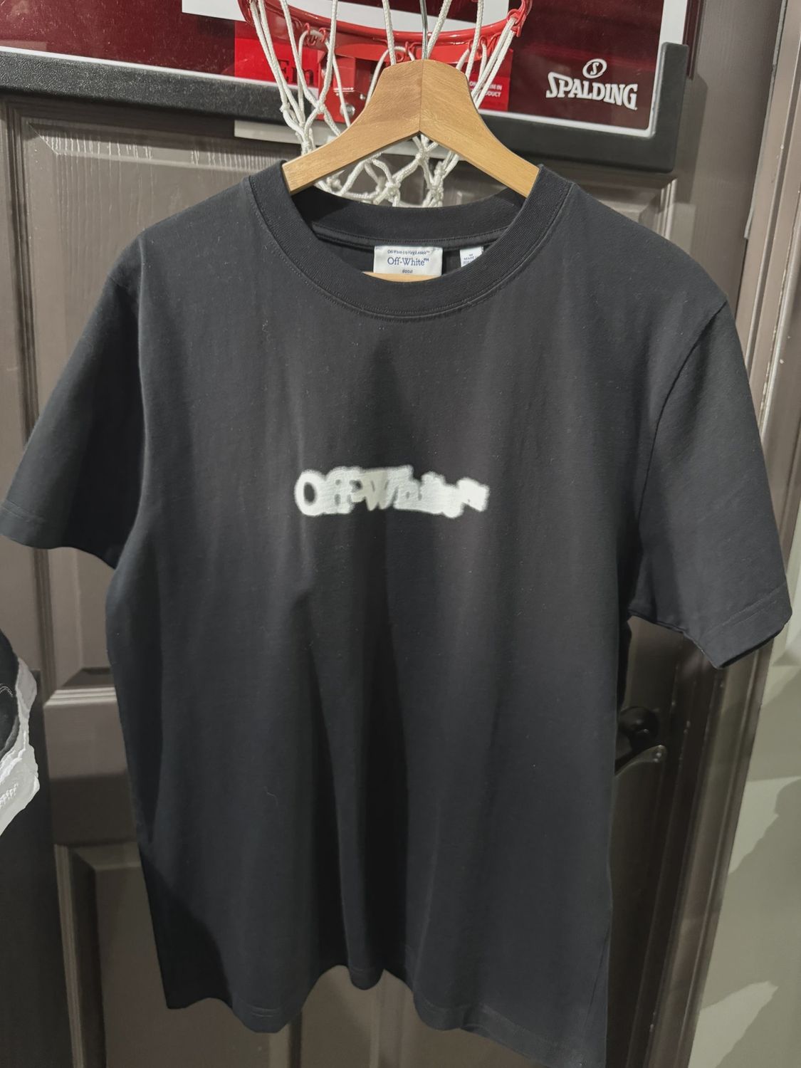 Off white Diffused Logo Black Tee M • Pre-Owned [3952]
