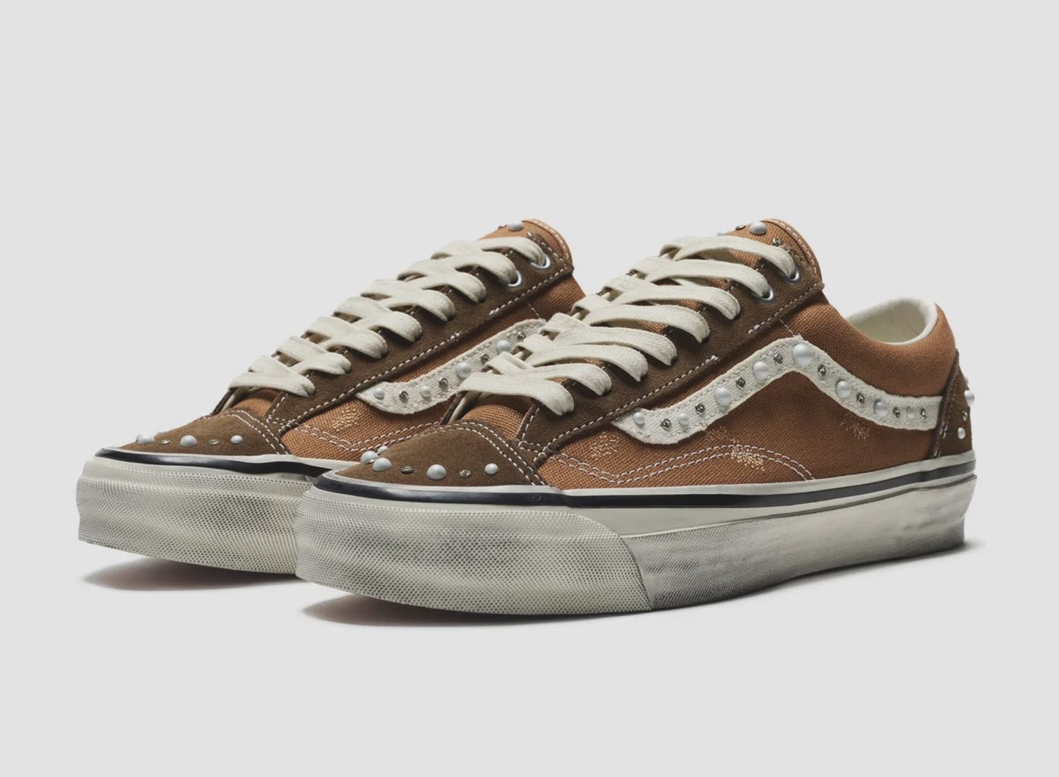 Vans LX Old Skool 36 Pearlized Pack Vintage Cocoa Brown • Brand New [7028]