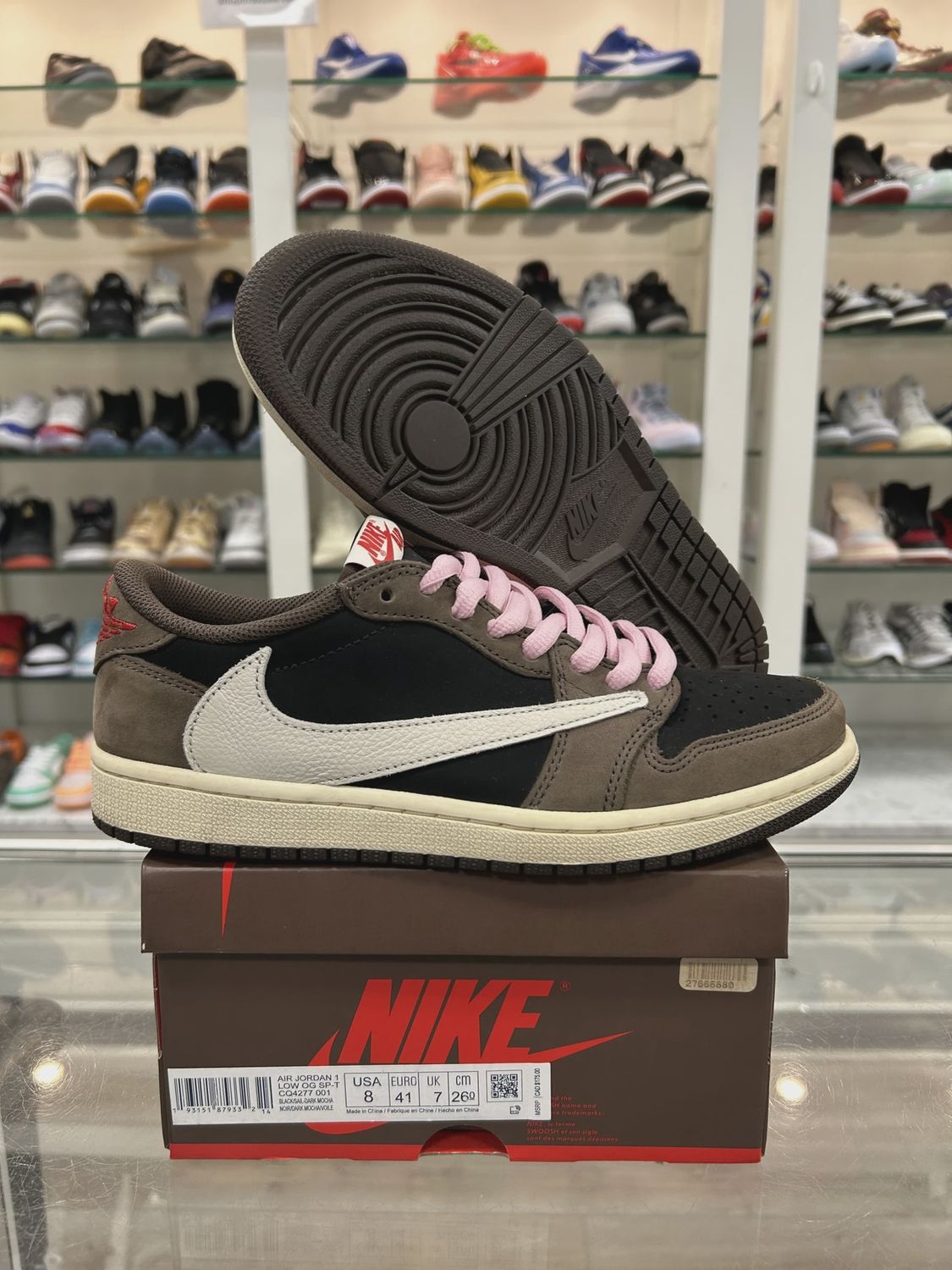 Air Jordan 1 Retro Low Original SP Travis Scott Mocha • Pre-Owned [0278]