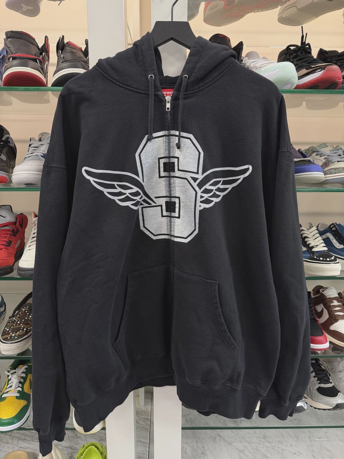 Supreme wings logo zip up • Brand New [2249]