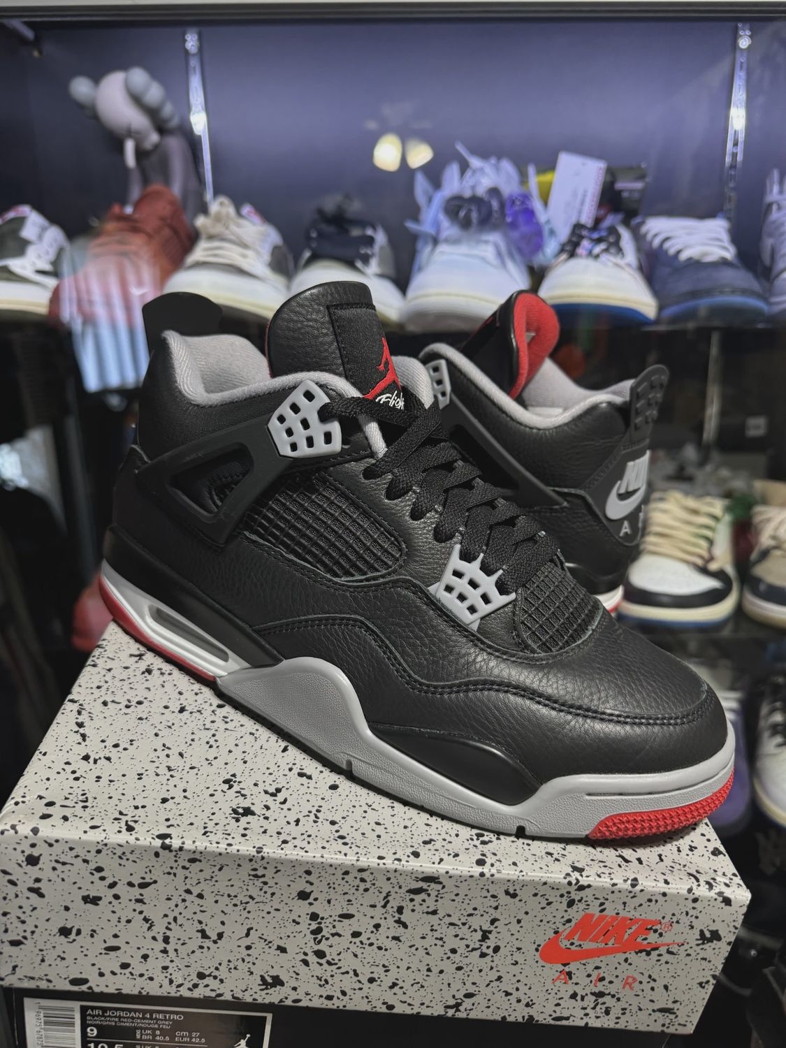 Air Jordan 4 Retro Black Red Reimagined • Pre-Owned [7296]