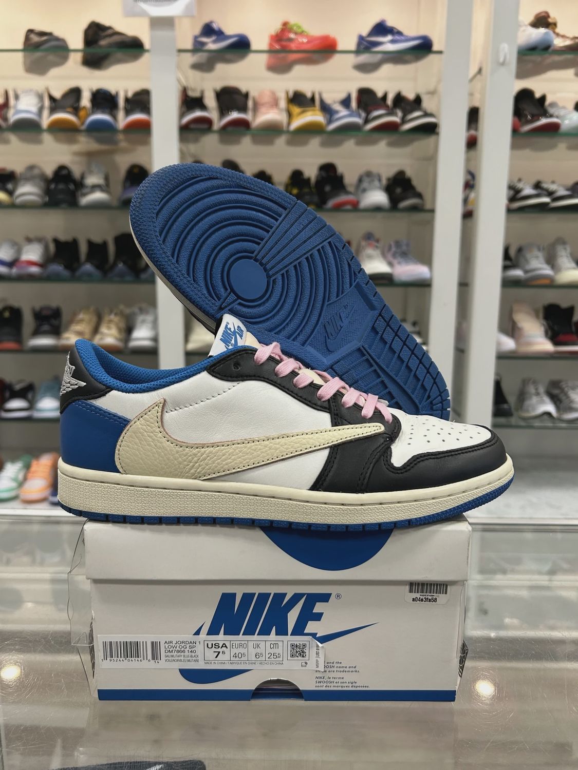 Air Jordan 1 Retro Low Original SP Fragment  x Travis Scott • Pre-Owned [7384]