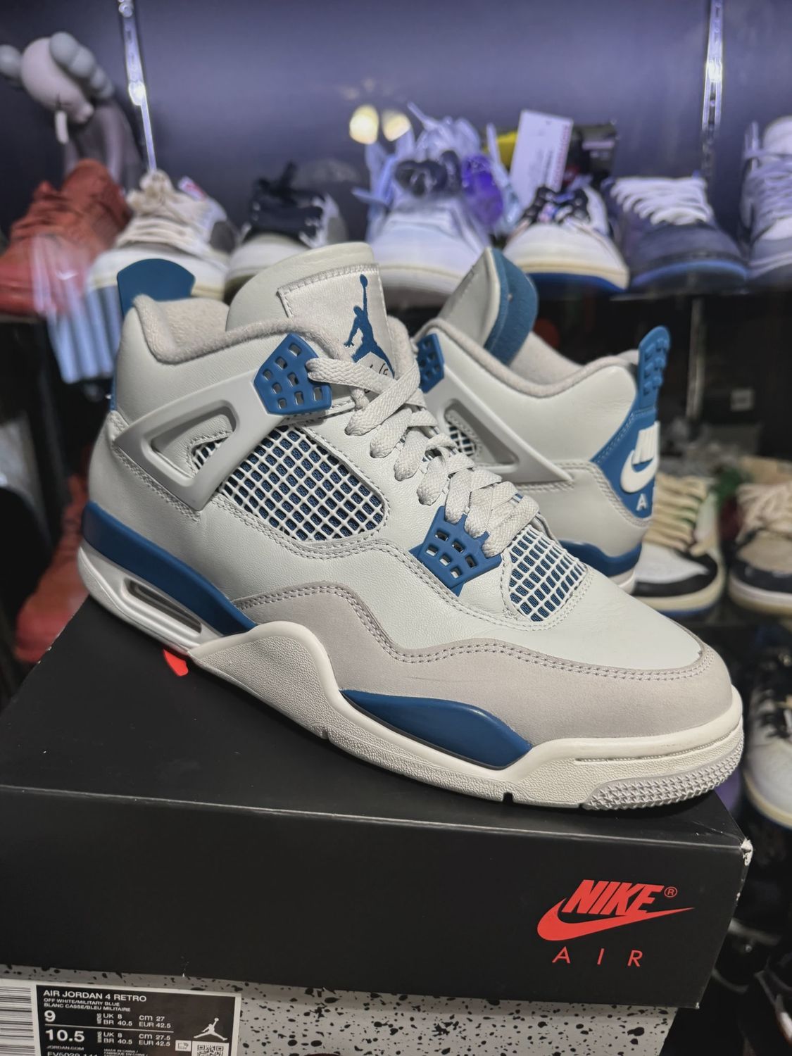 Air Jordan 4 Retro Military Blue (2024) • Pre-Owned [1851]