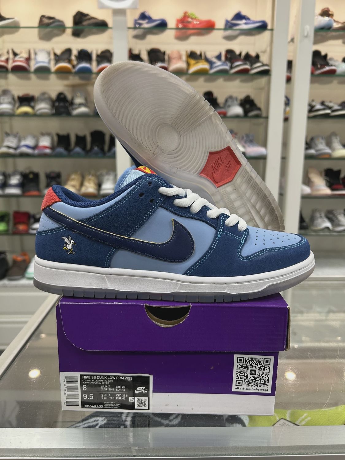 Nike SB Dunk Low Pro Why So Sad? • Pre-Owned [8121]