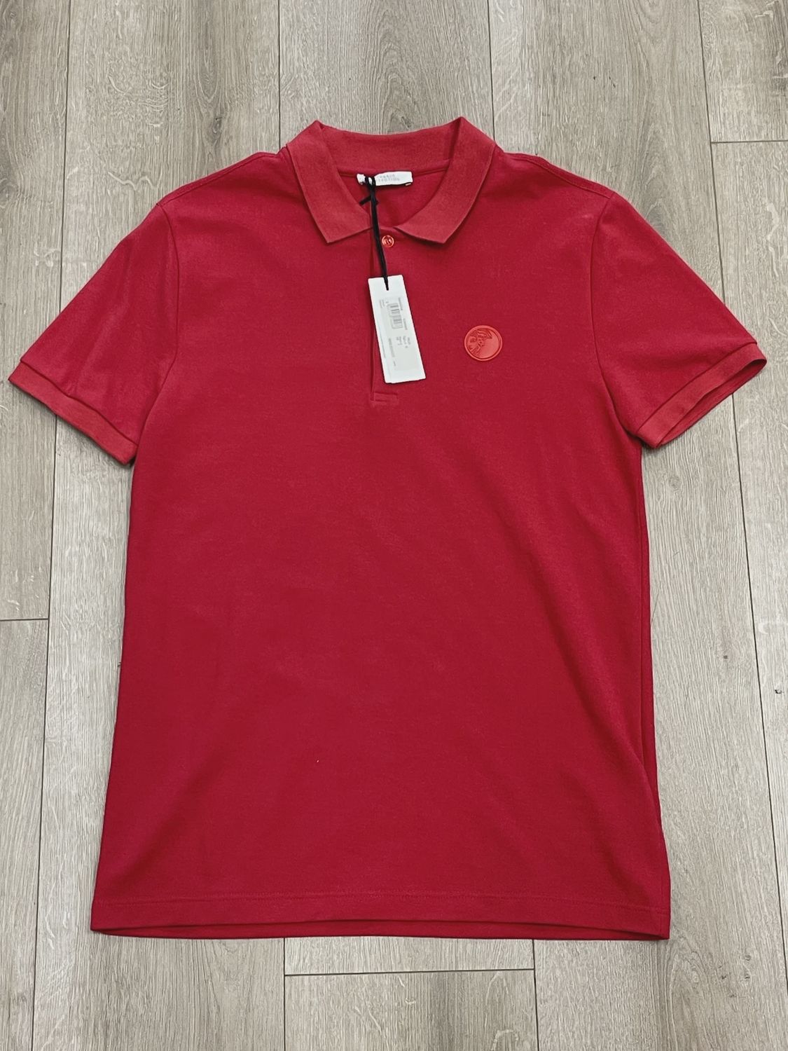 Versace Medusa Logo Embroidered Polo Shirt red • Brand New [1507]