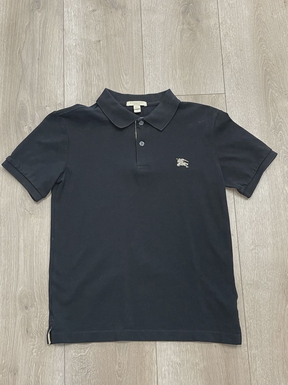 Burberry Brit Men's Cotton Piqué Polo Shirt blk • Pre-Owned [2316]