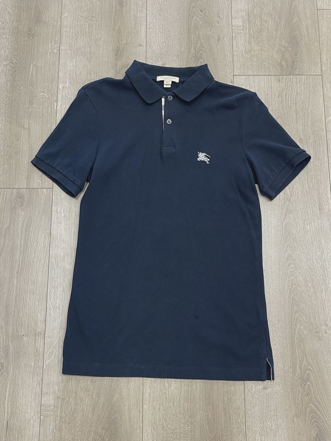 Burberry Brit Men's Cotton Piqué Polo Shirt navy • Pre-Owned [7108]