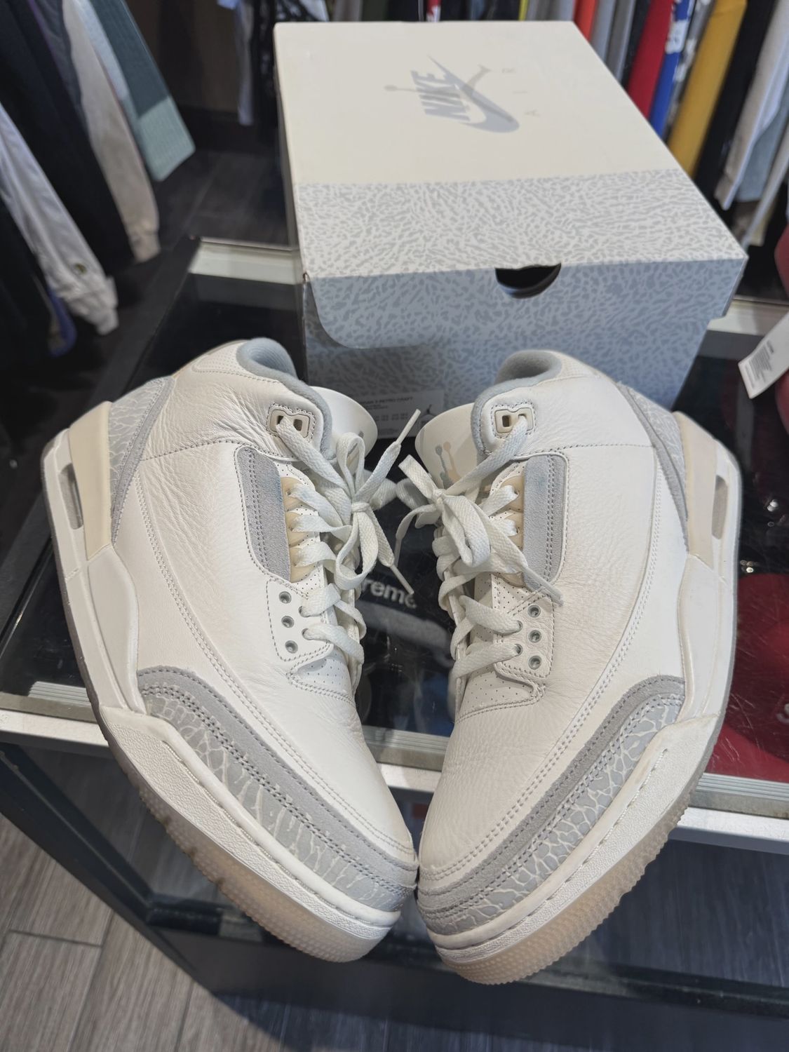 Air Jordan 3 Retro Craft Ivory • Pre-Owned [6436]