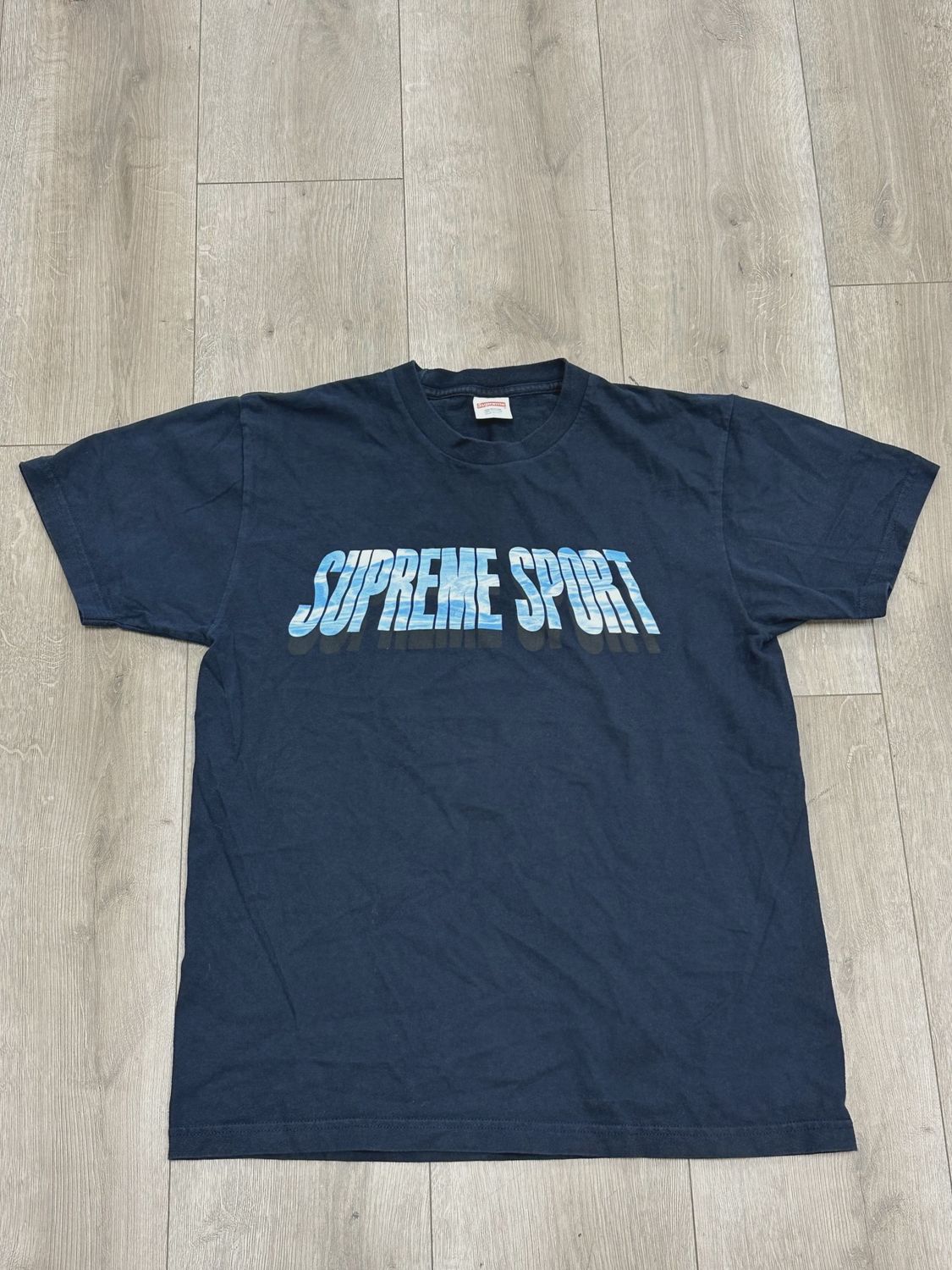 Supreme Sport Tee Navy • Pre-Owned [0067]