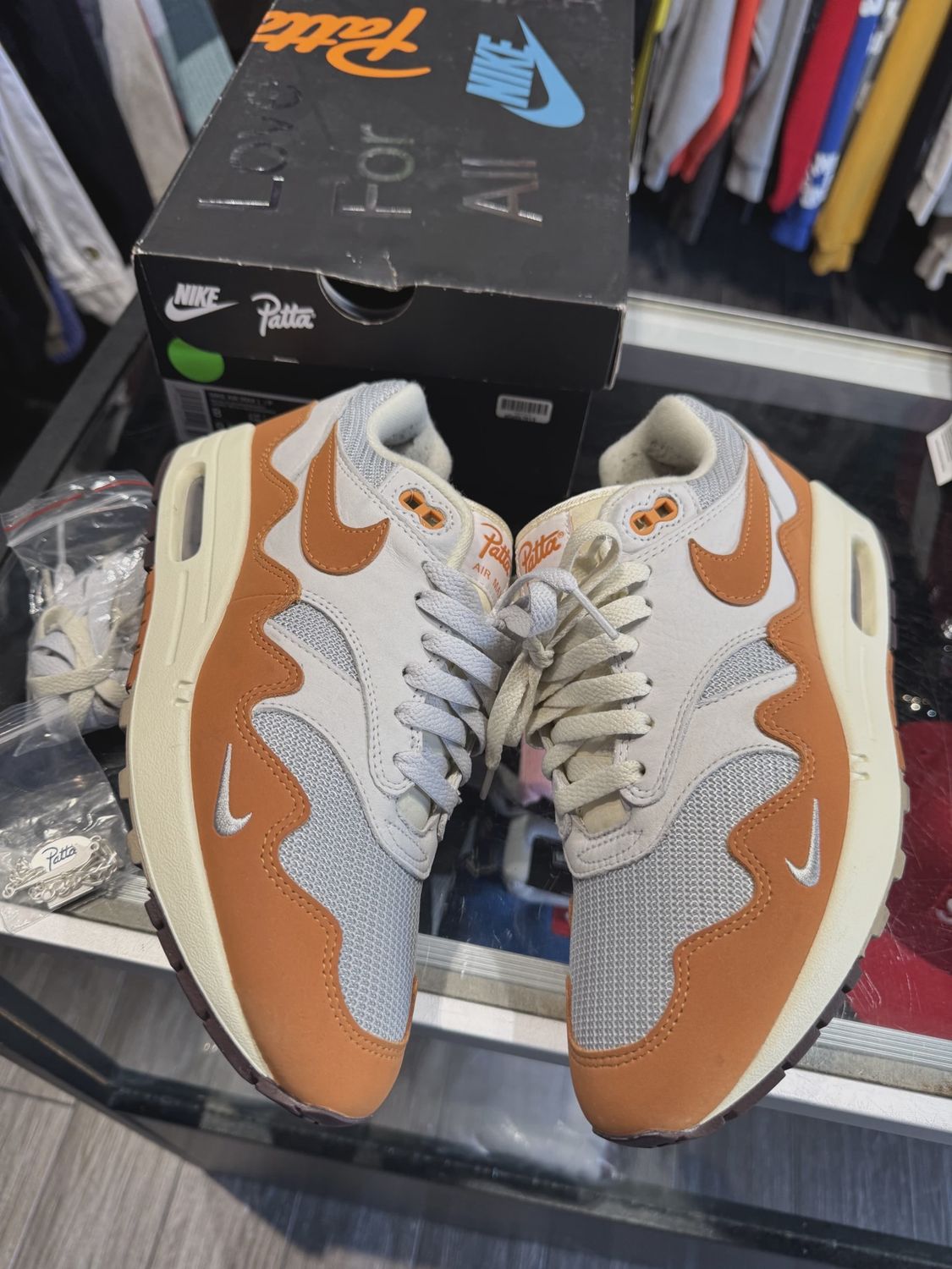 Nike Air Max 1 Patta Waves Monarch (without Bracelet) • Pre-Owned [1778]