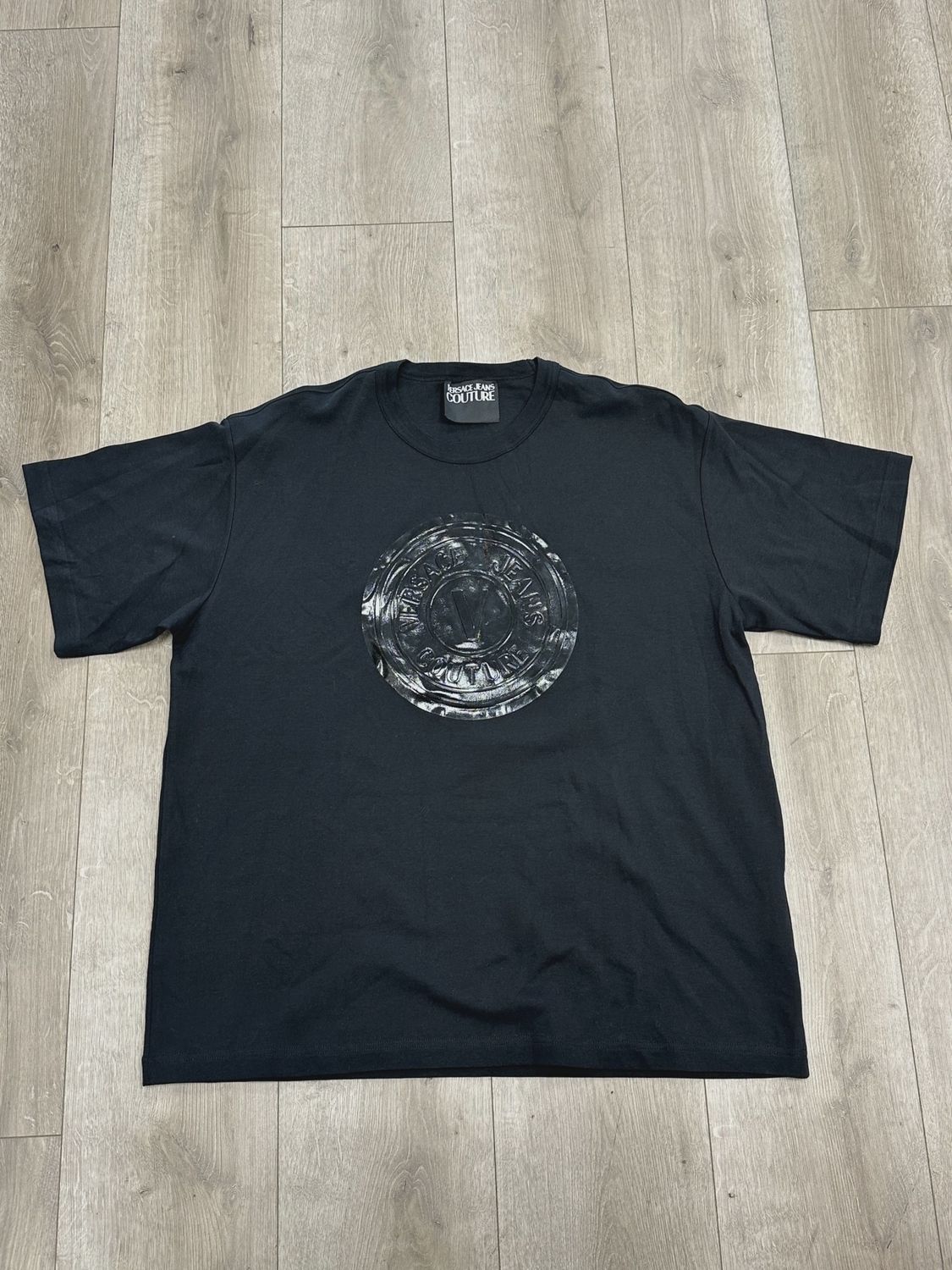 Versace Jeans Couture cotton tee black • Pre-Owned [2205]