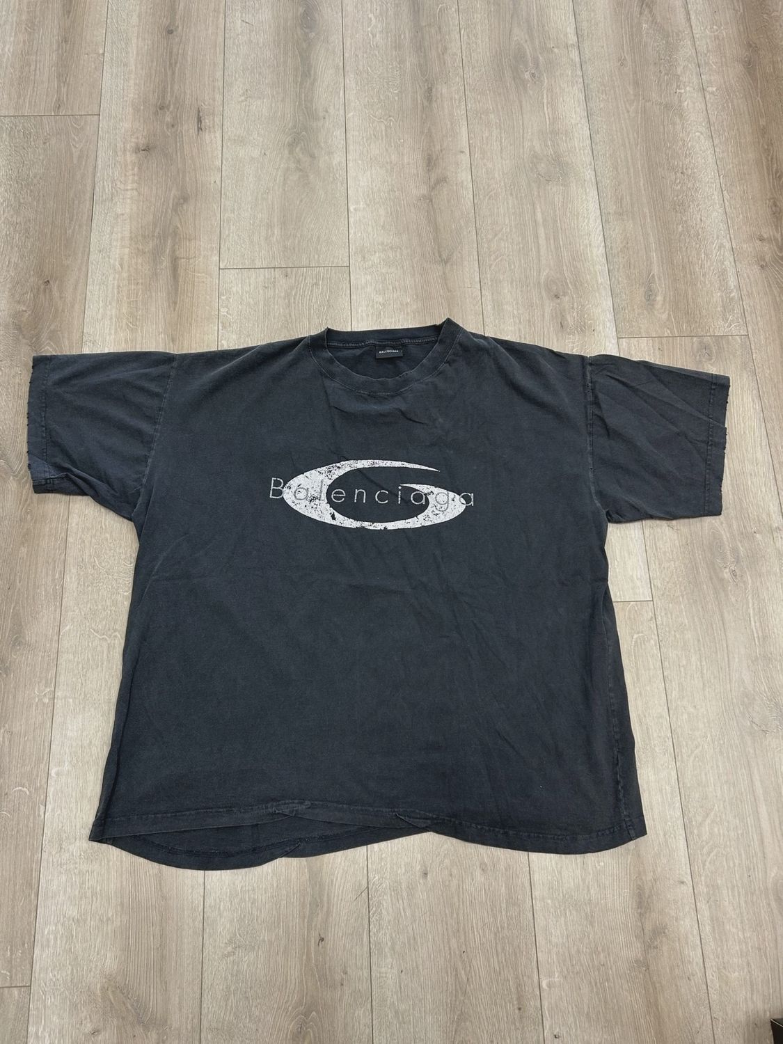 Balenciaga Loop Sports Icon Boxy Logo Graphic Tee • Pre-Owned [0295]