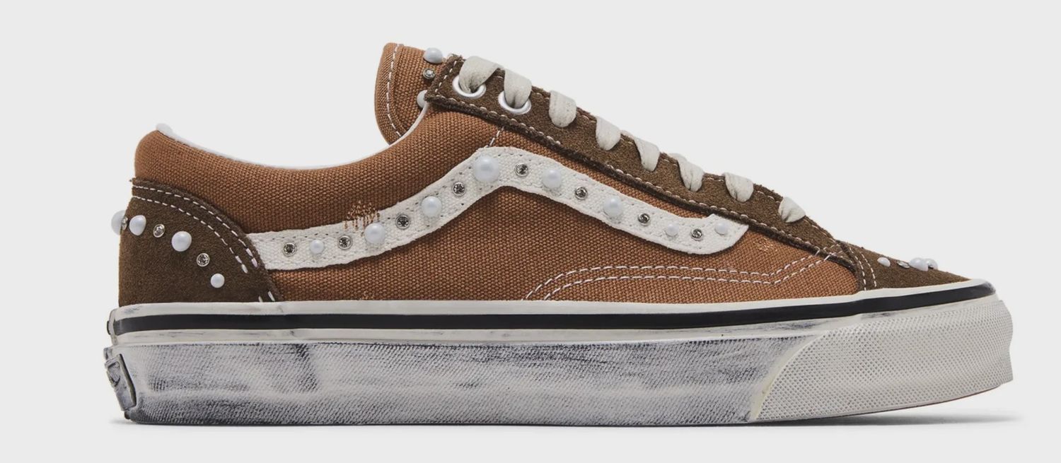 Vans LX Old Skool 36 Pearlized Pack Vintage Cocoa Brown • Brand New [3783]
